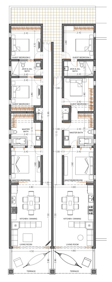 Surf condos in Costa Azul Los Cabos Mexico